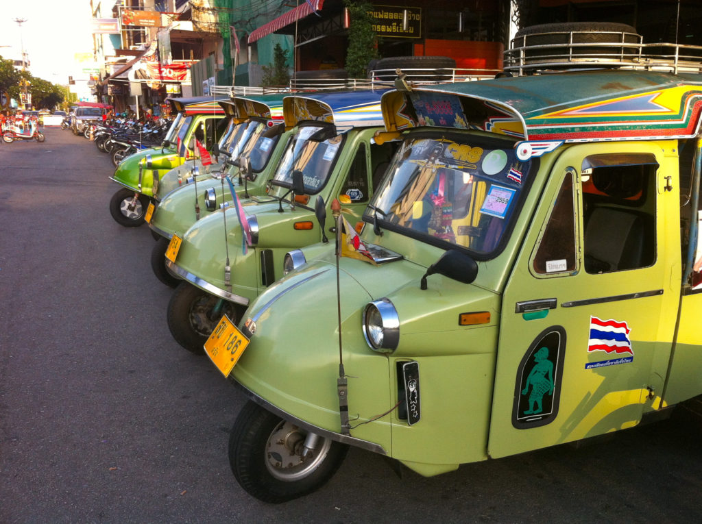 Tuk Tuks in Trang - photo by Chris Wotton