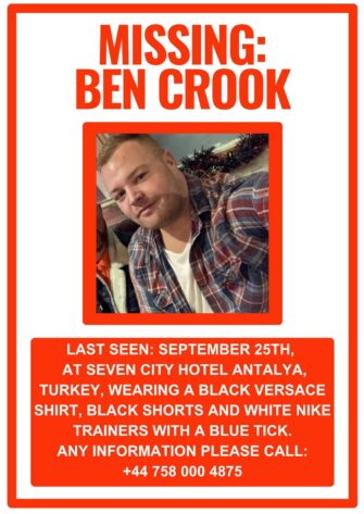 The missing person poster for Ben