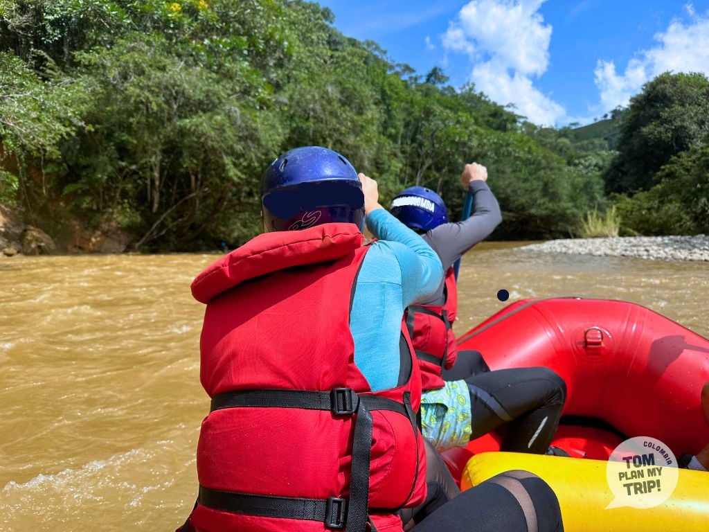 Rafting in Caldera river - Medellin Antioquia Colombia