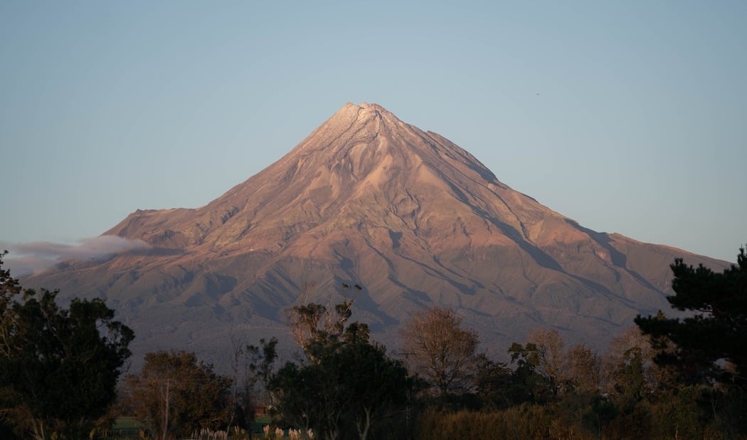 The slopes of Mount Taranaki