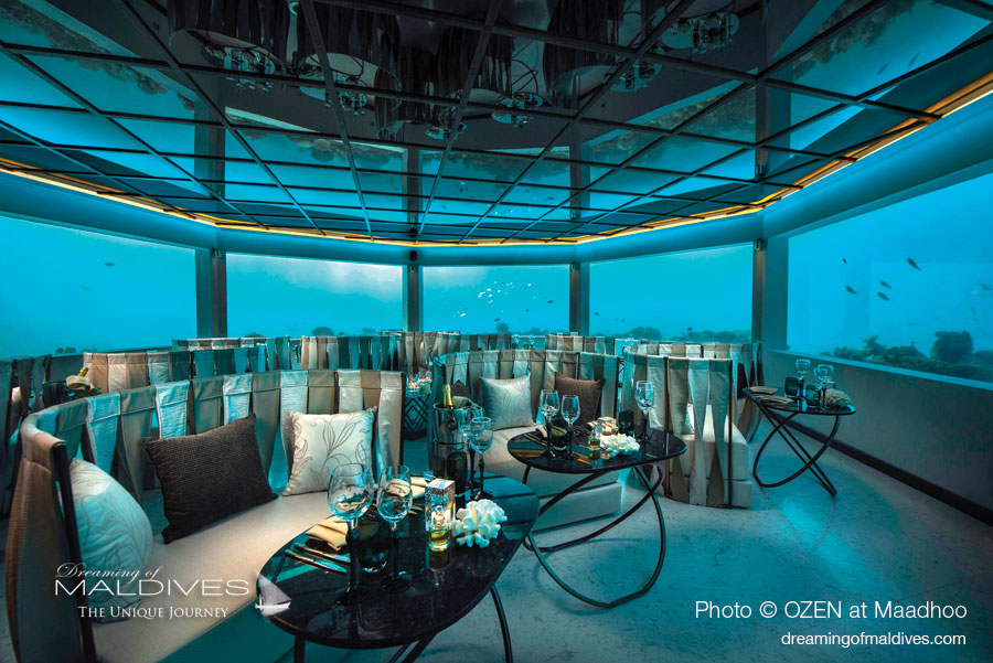 ozen maadhoo underwater restaurant included in all-inclusive plan