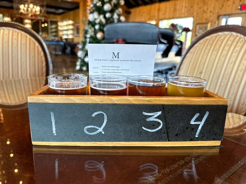 Flight of Mount Ida beer