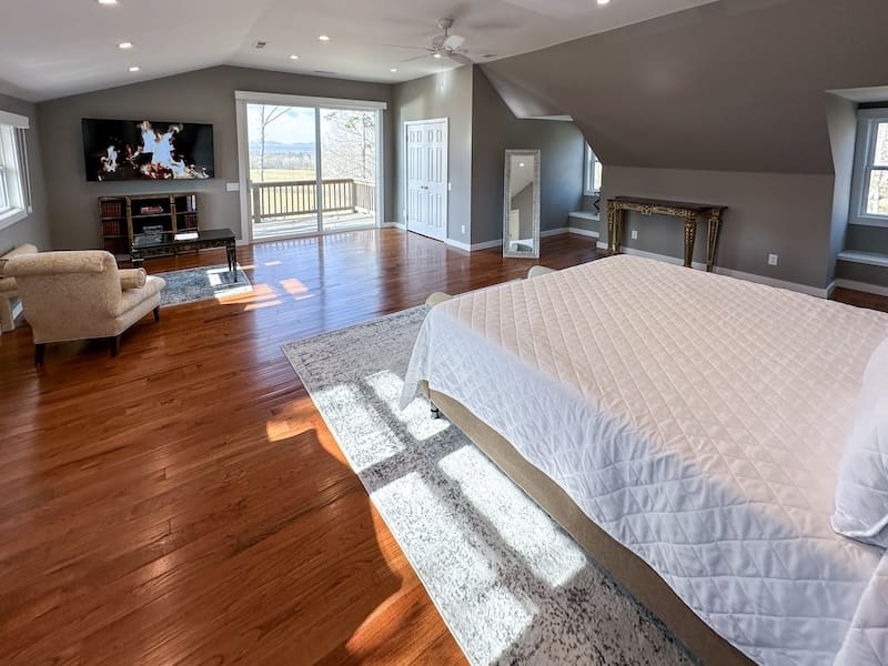 Primary bedroom at Black Branch