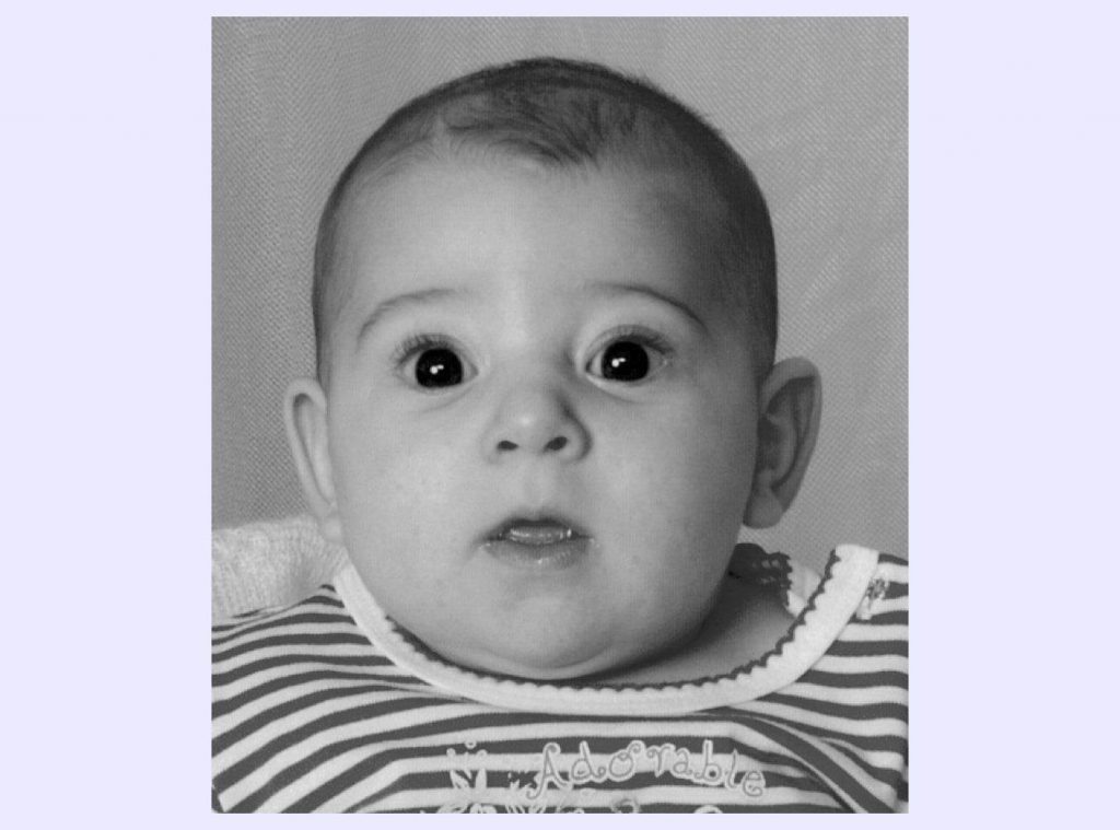 Baby passport photo