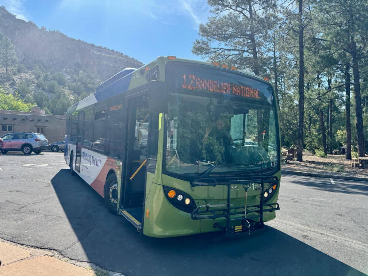 Bandelier shuttle bus