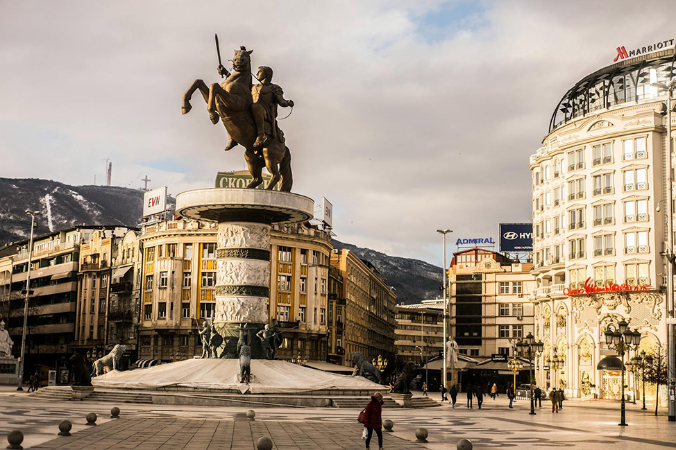 Skopje photo from Pexels by Tamas Marton for Eastern European Cities by Kirsten Alana