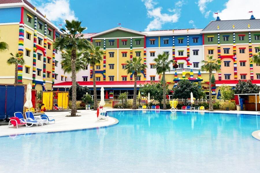 Swimming pool at Legoland Dubai Hotel