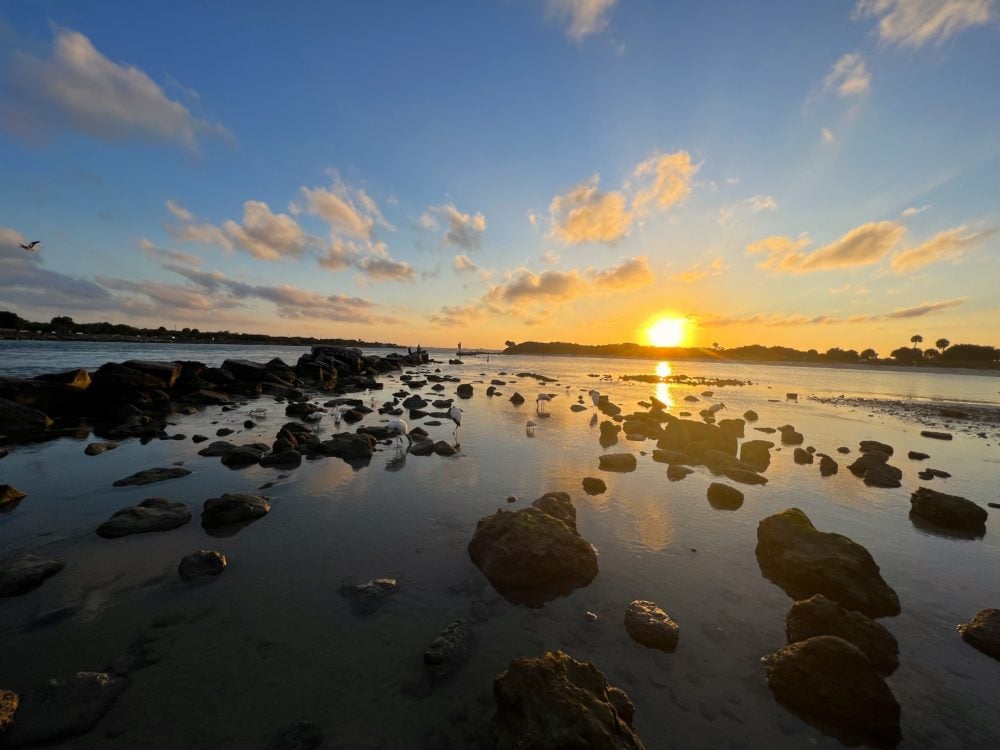 Sebastian Inlet State Park at sunset