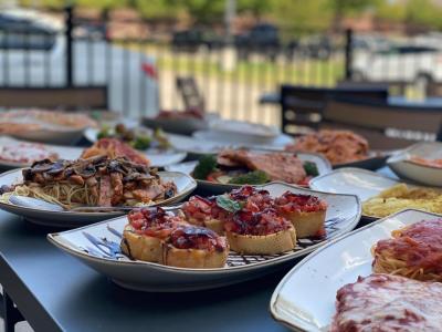 Plate of Italian food from Gallo Nero