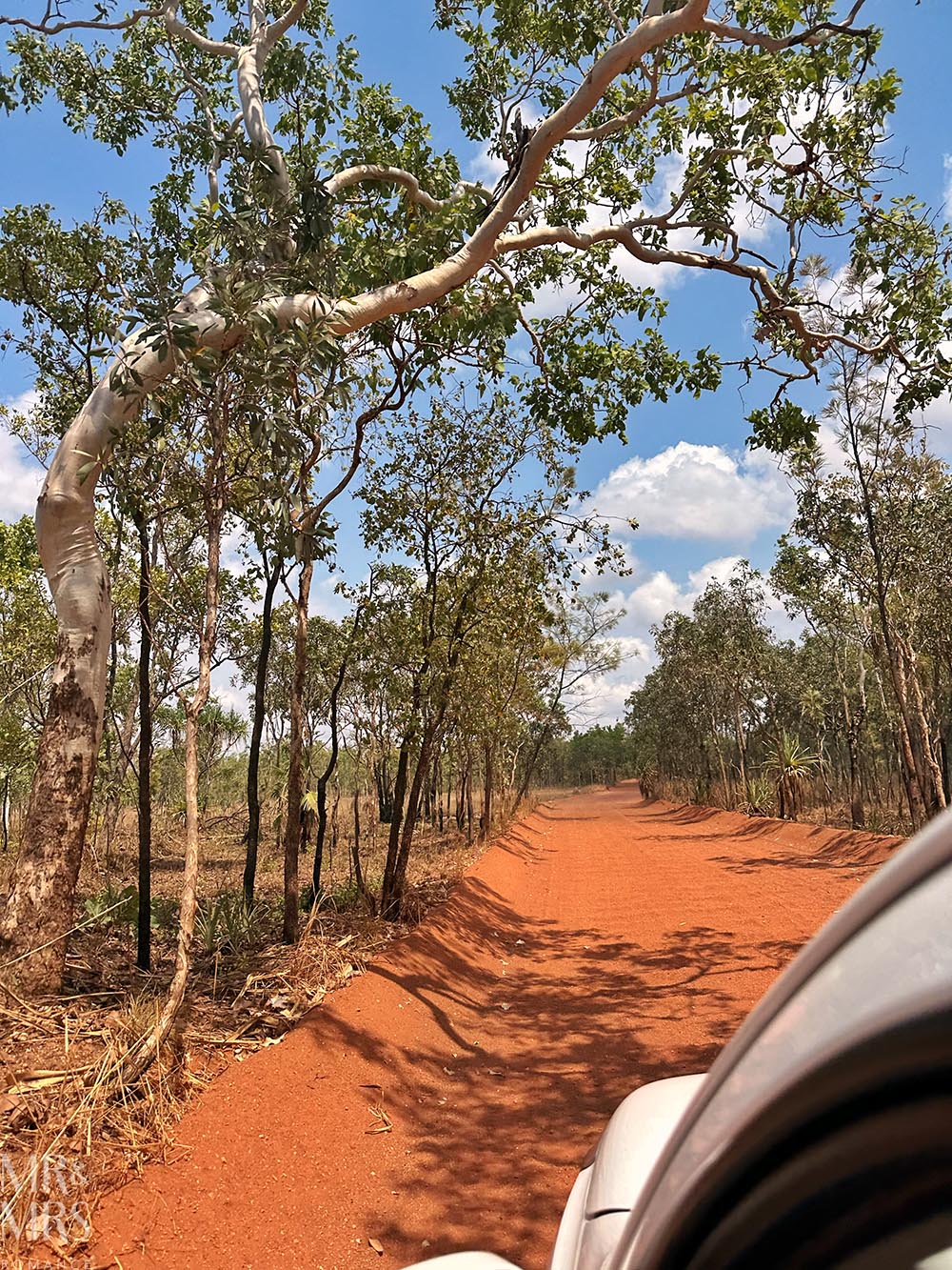 Maguk waterfall in Kakadu - unsealed road to Maguk car park