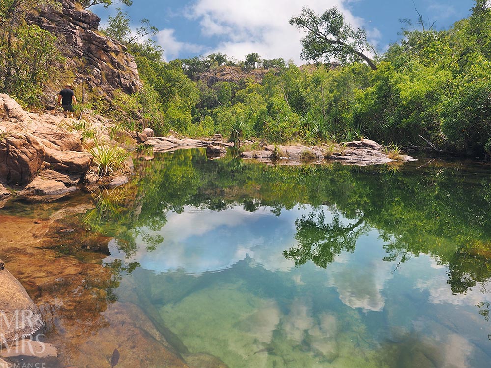 Maguk waterfall in Kakadu - hike to waterfall and Barramundi Gorge