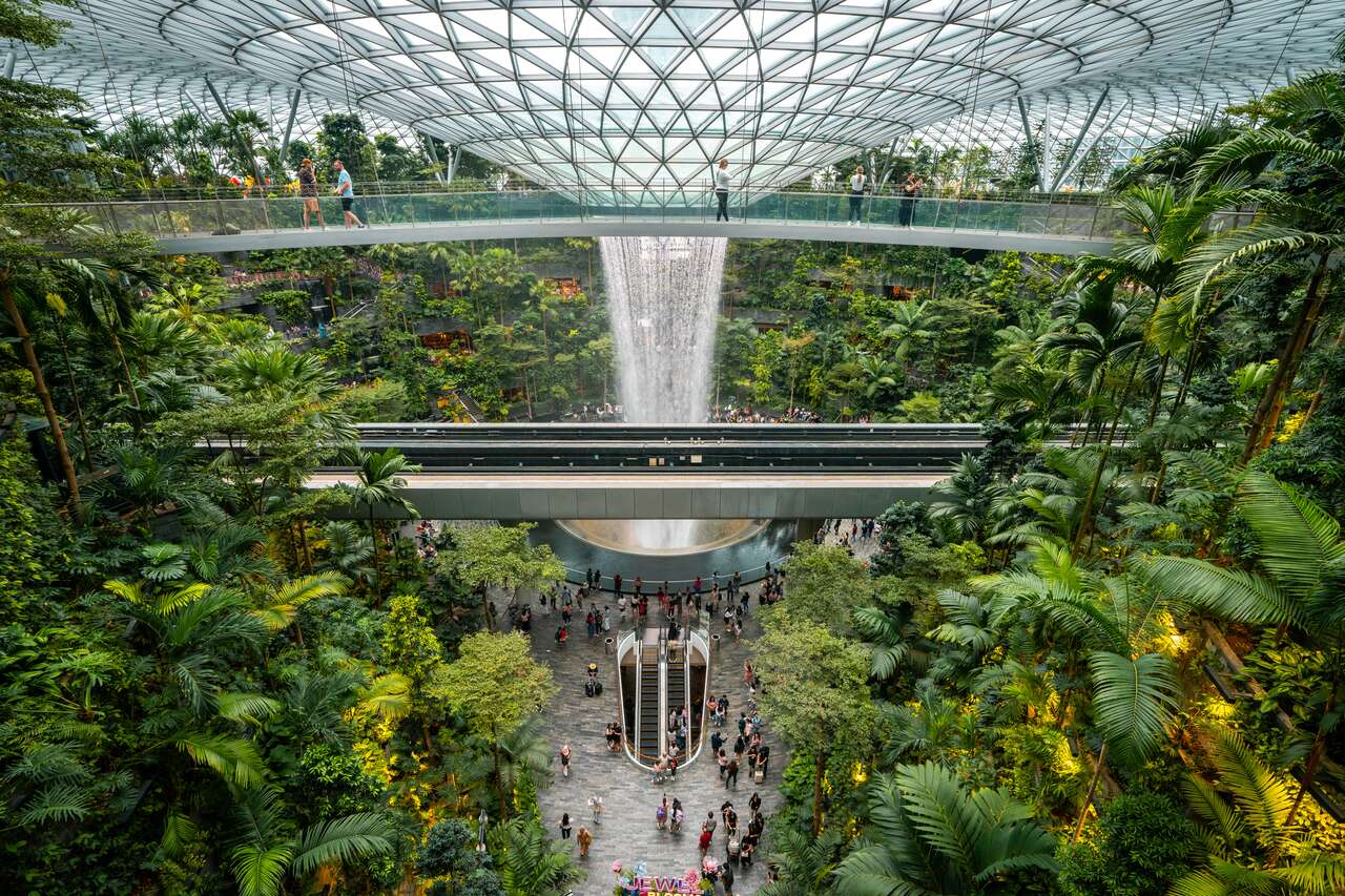 Jewel Rain Vortex in Singapore