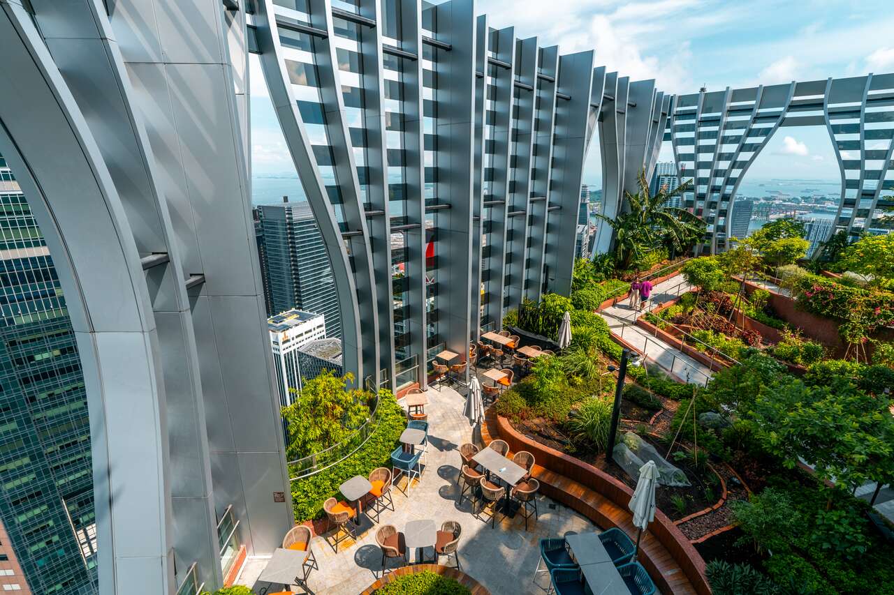 Sky Garden, CapitaSpring Tower in Singapore