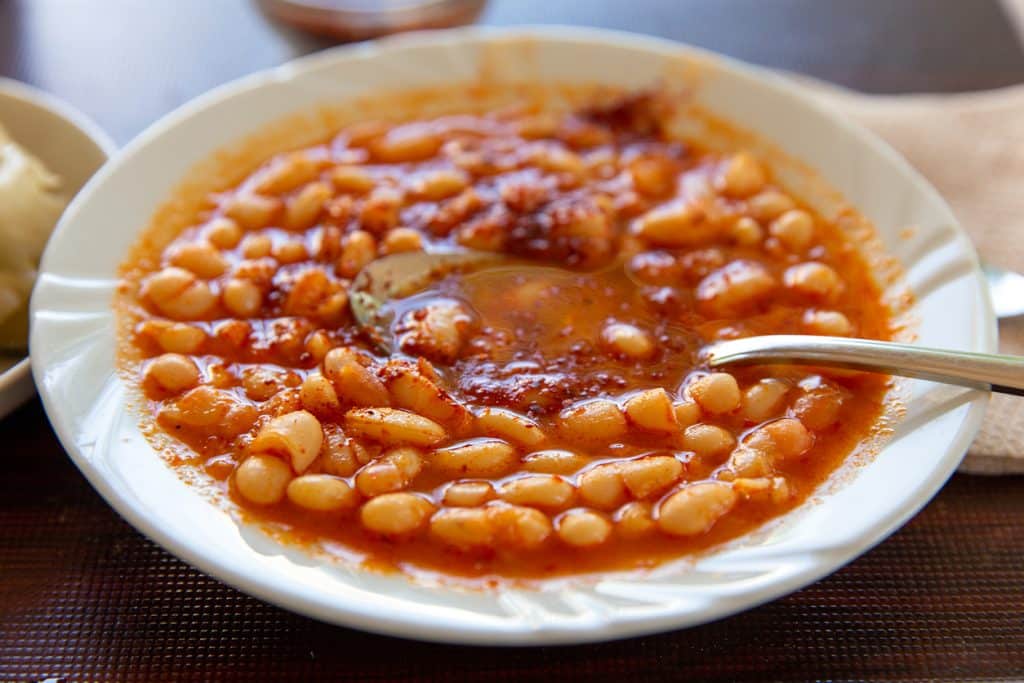 Moroccan white beans loubia with chermoula