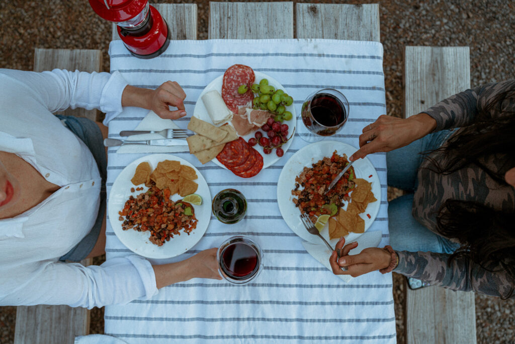 Petite Retreats Thousand Trails Camping in Bend Sunriver, Oregon. Laura and Kelly Yazdi, Lifestyle Travel Influencers.