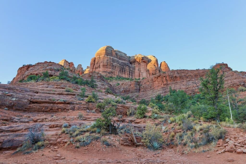 Cathedral Rock in Sedona at sunrise