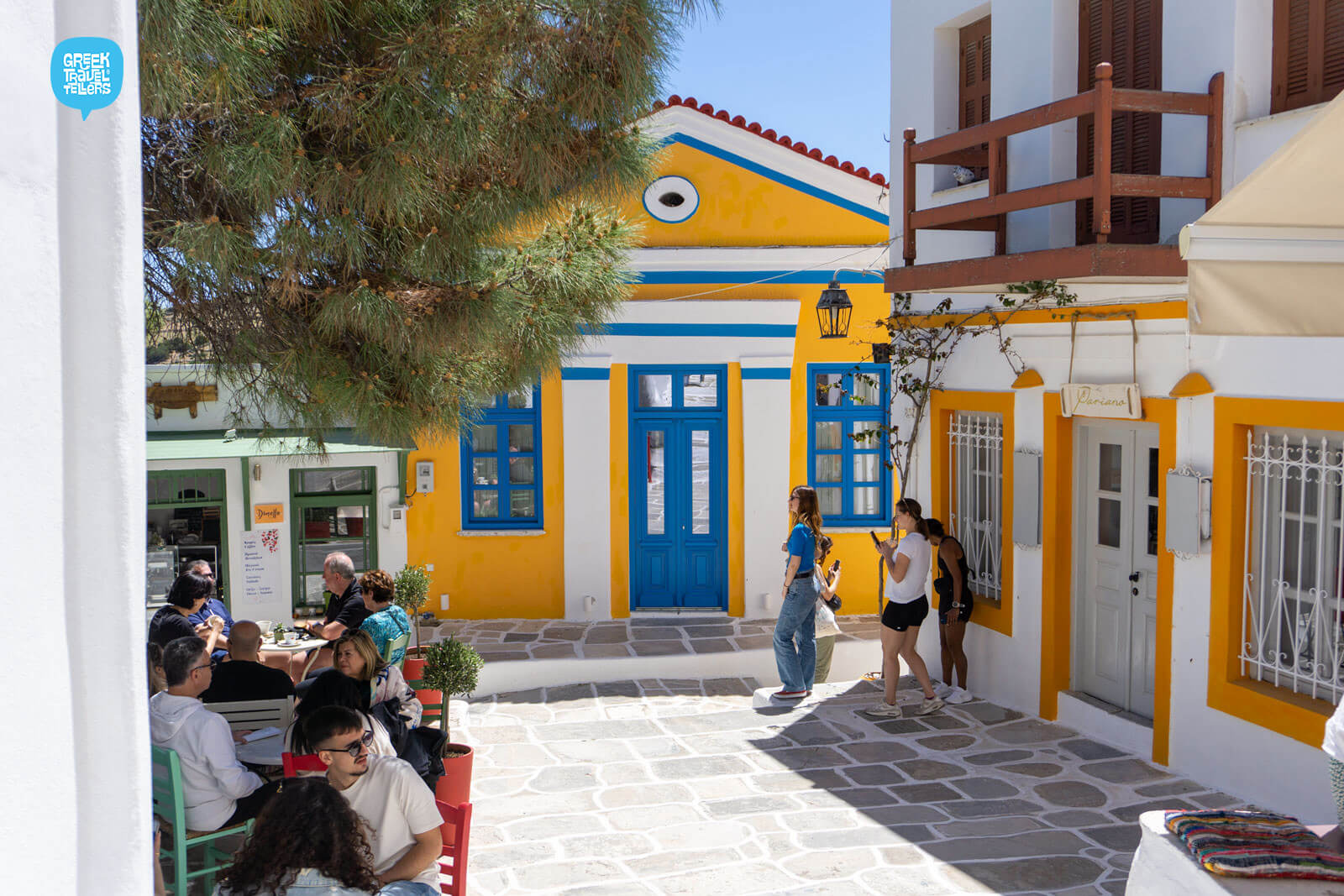 Village of Lefkes in Paros