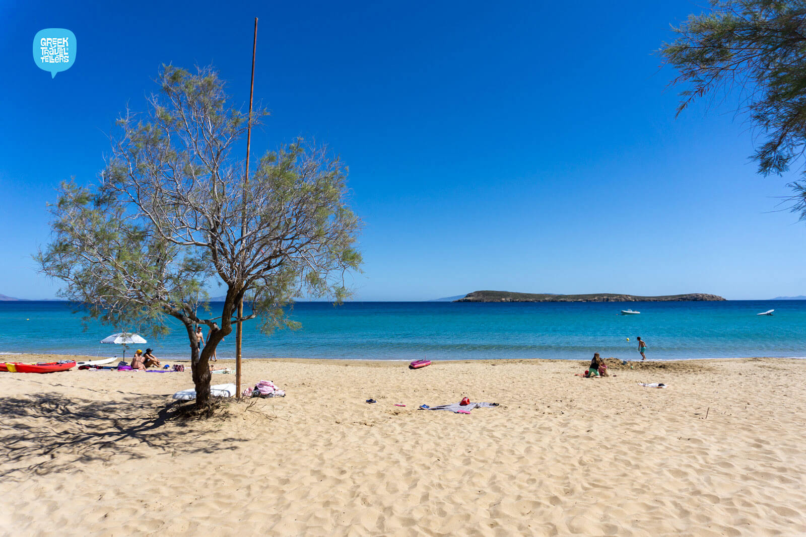 Golden Beach in Paros