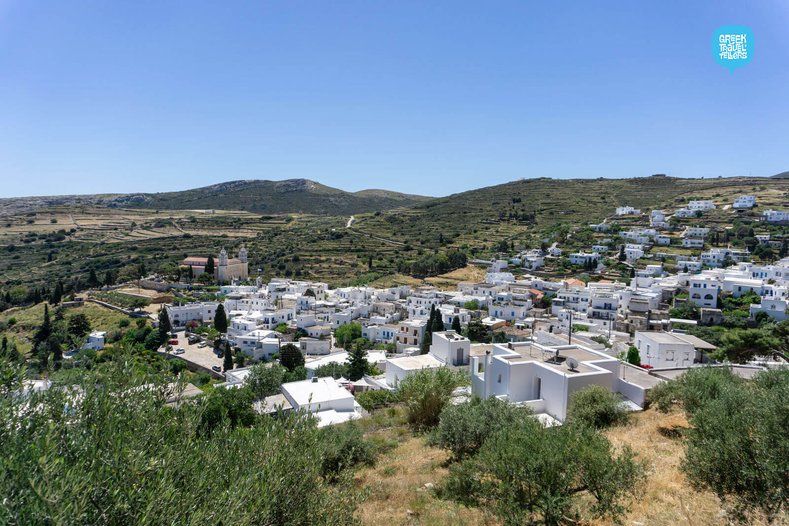 Panoramic view of Lefkes