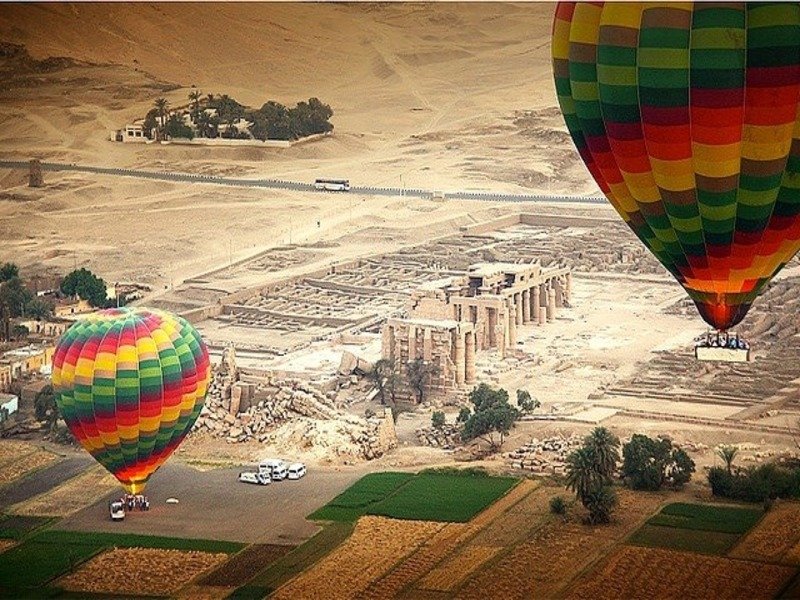 Hot Air Balloon over Luxor