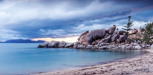 Early morning beach at Magnetic Island, Australia