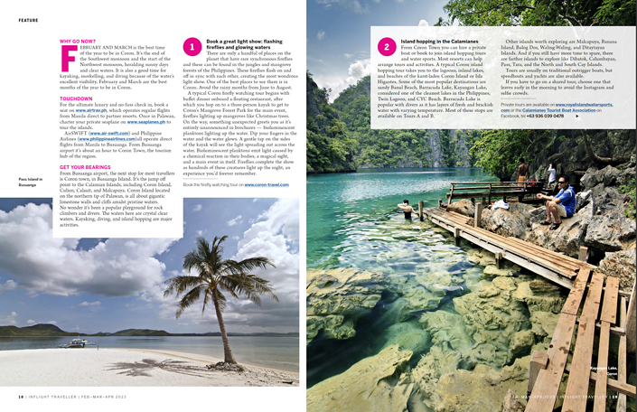 Ten Things To Do In Coron Inflight Traveller