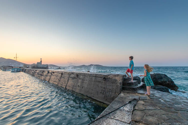 Sunset in Paros