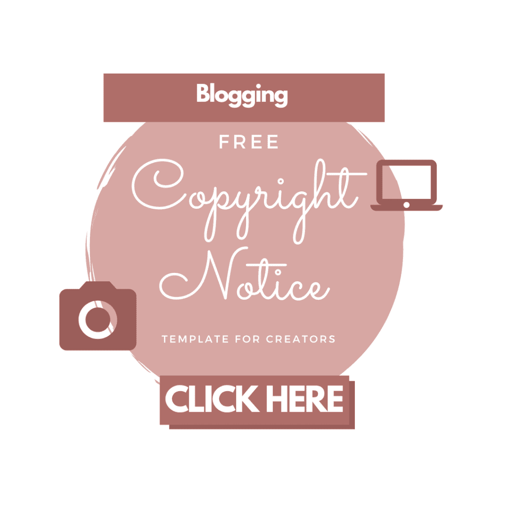 Free Copyright Notice Template