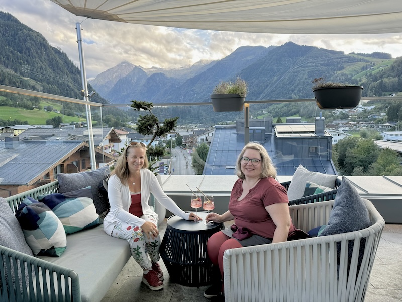 Top tip for a delightful experience: The roof terrace of the Weitblick lounge. Thank you for the inspiring moments spent together, dear Janett.