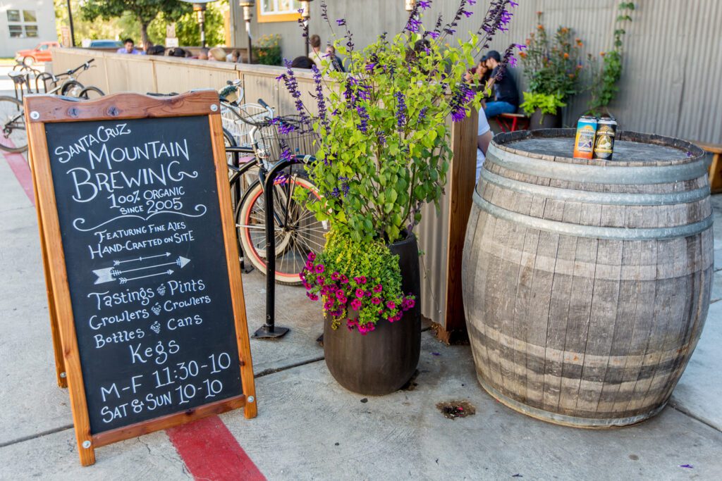 Santa Cruz Mountain Brewing Beer Garden