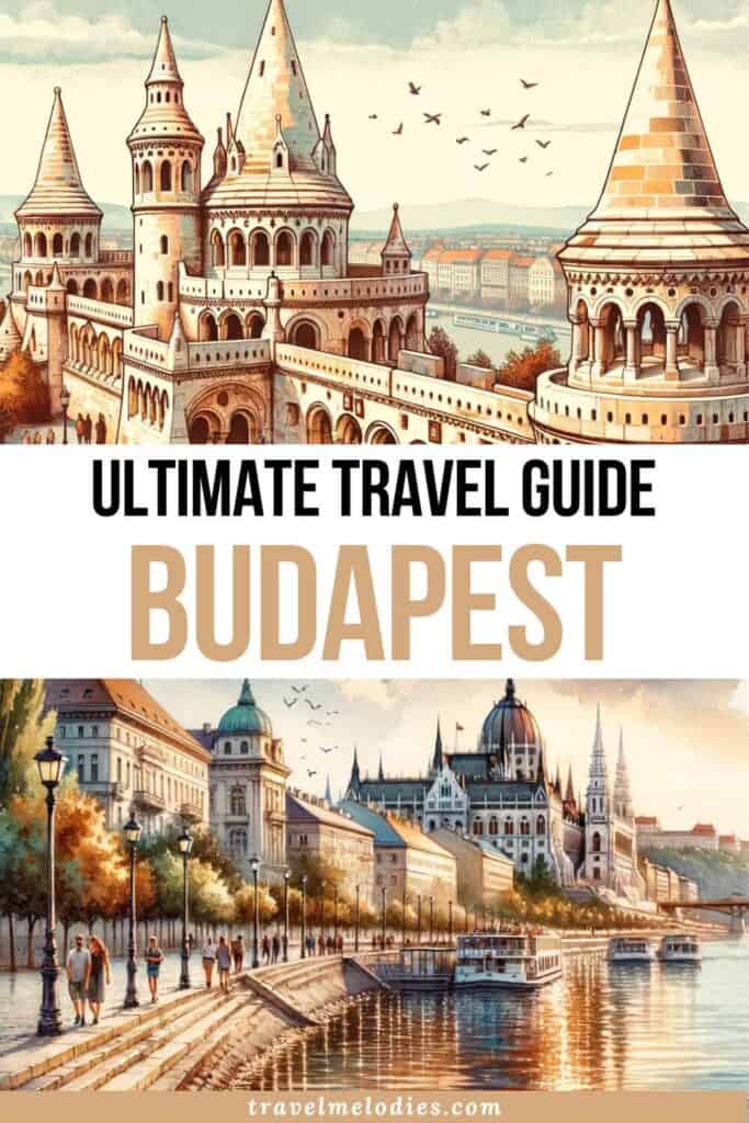 Visiting Budapest Travel Guide Pinterest Graphic