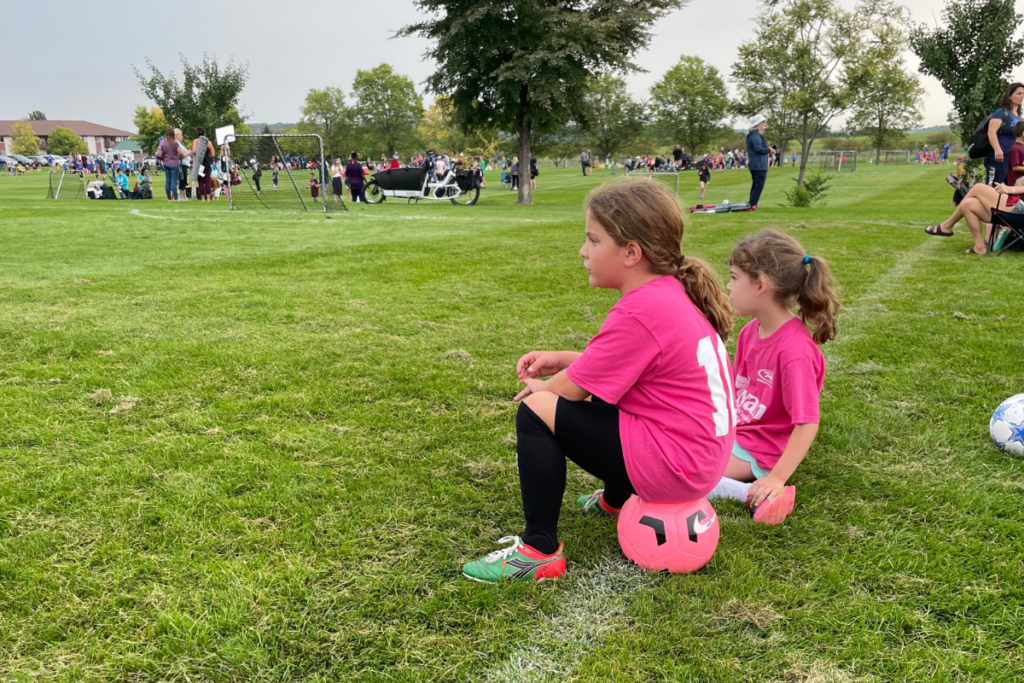 Players making strategic plays on the field