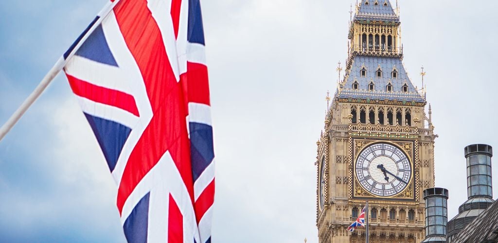 Big Ben, a famous London landmark.