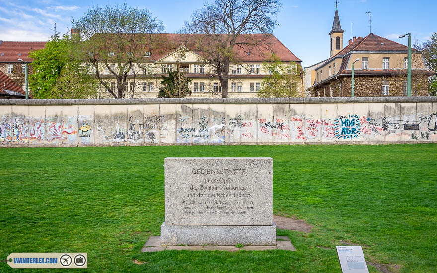 Memorial Stone of the Sophien Parish at Berlin Wall Memorial