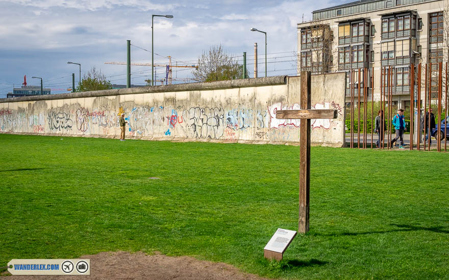 Commemorative Cross at Berlin Wall Memorial