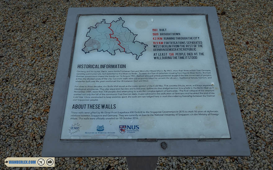 Berlin Wall Info in Singapore