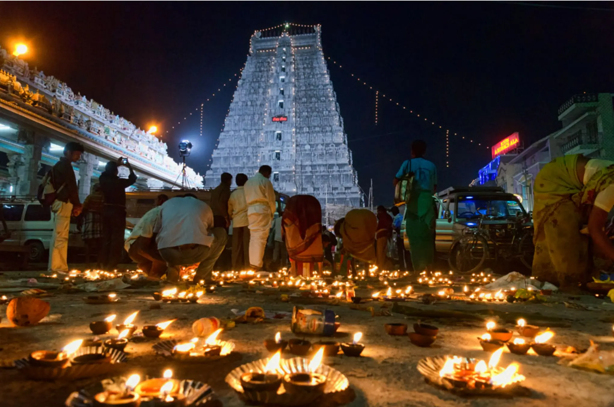 Karthigai Deepam at Arunachaleswarar Temple