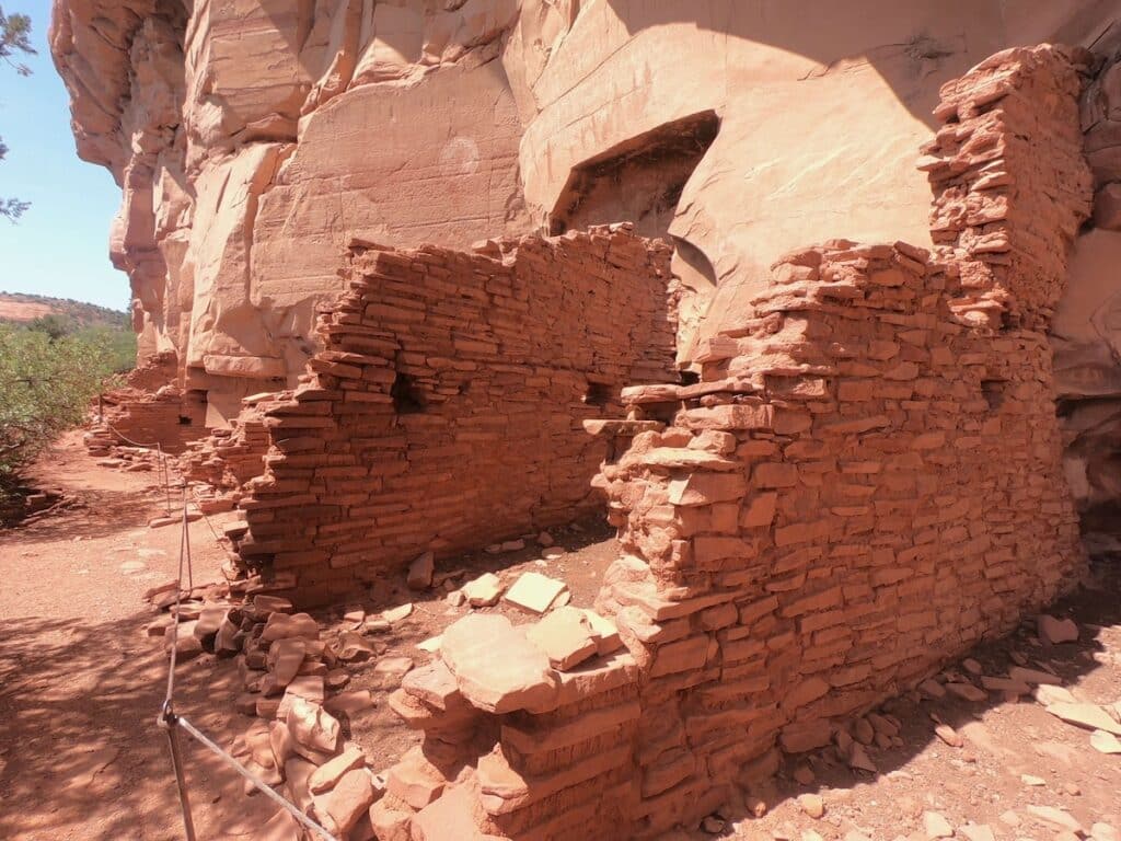 Native American ruins at Honanki Heritage Site in Sedona