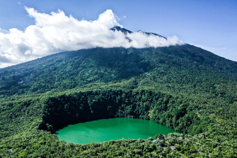 Danau Tolire Lake Drone