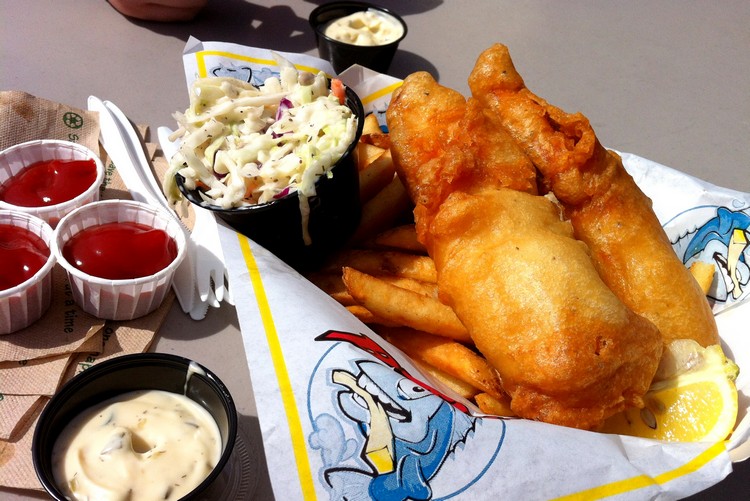 Barb's Fish and Chips at Fisherman's Wharf