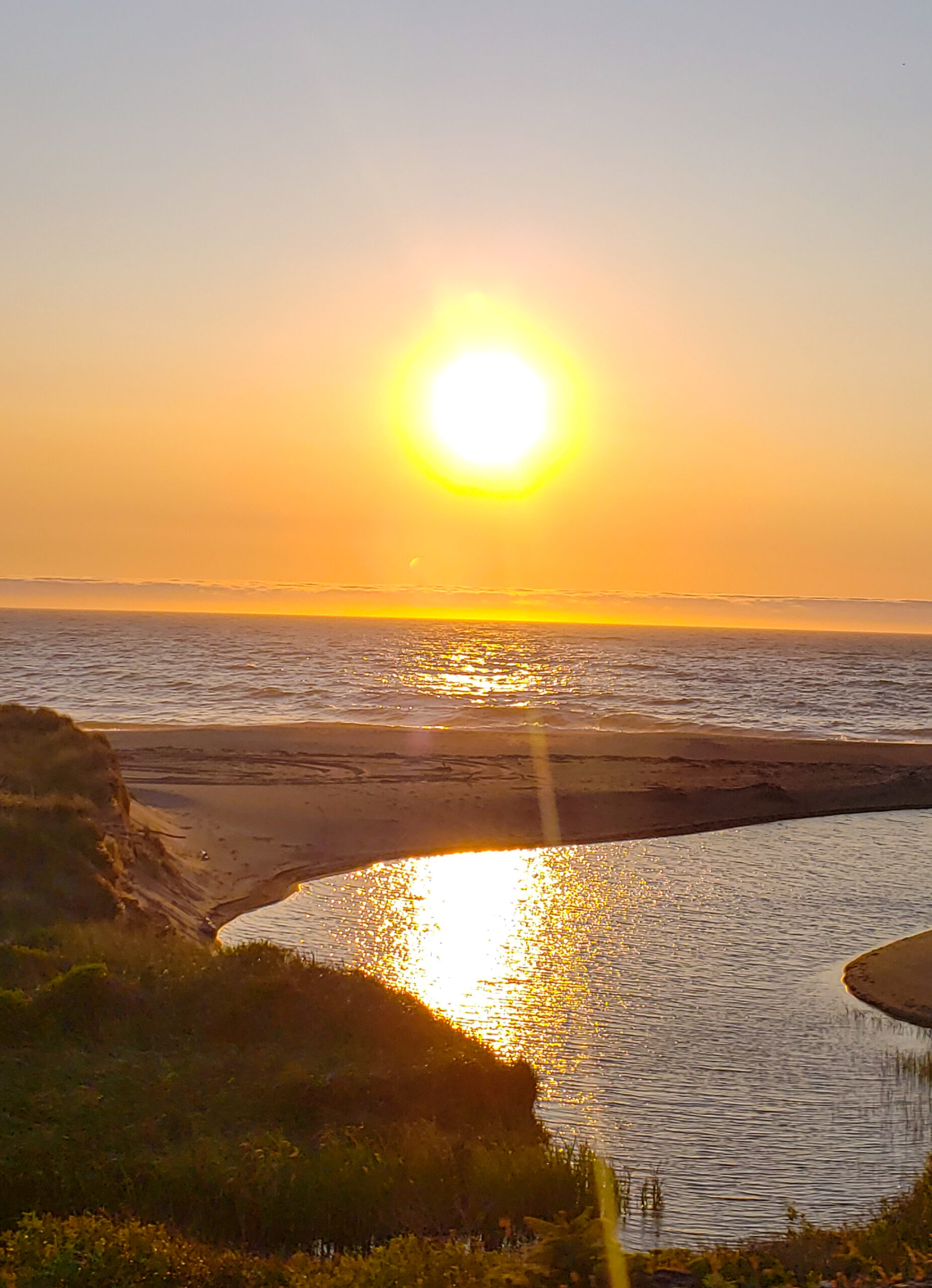 Sunset over the Ocean