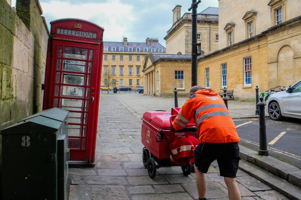 Sub-postmasters and Royal Mail posties will not be affected