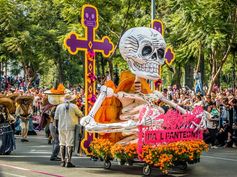 Mexico City Day of the Dead Parade Route