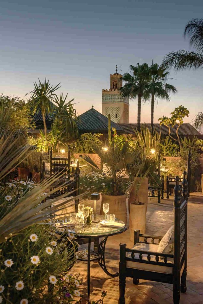 Rooftop in Marrakech in December