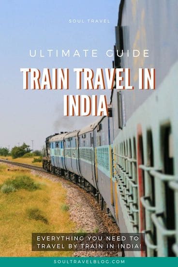 Train travel in India promises to be one of your most memorable experiences! Check our comprehensive guide covering what to avoid, how to book trains, and much more to save for later #india #indiatravel #traintravel