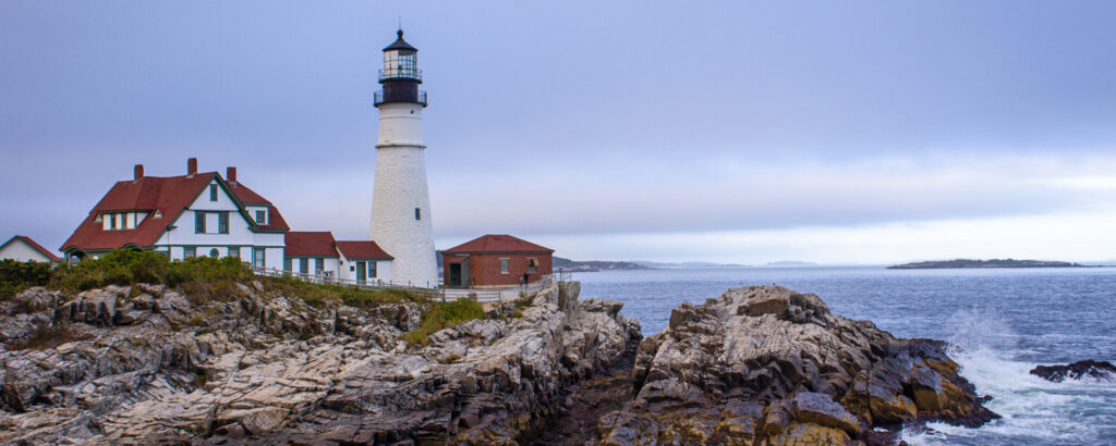 Portland Head Light on Rocks, Photo Credit: Serena Folding