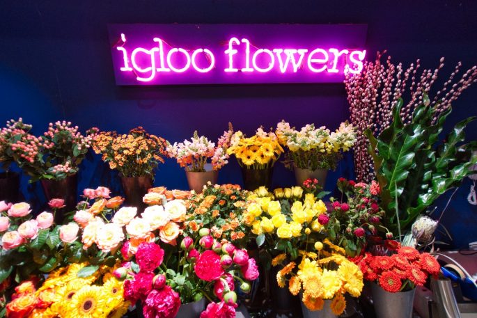 Flowers from Igloo Flowers near The Shard