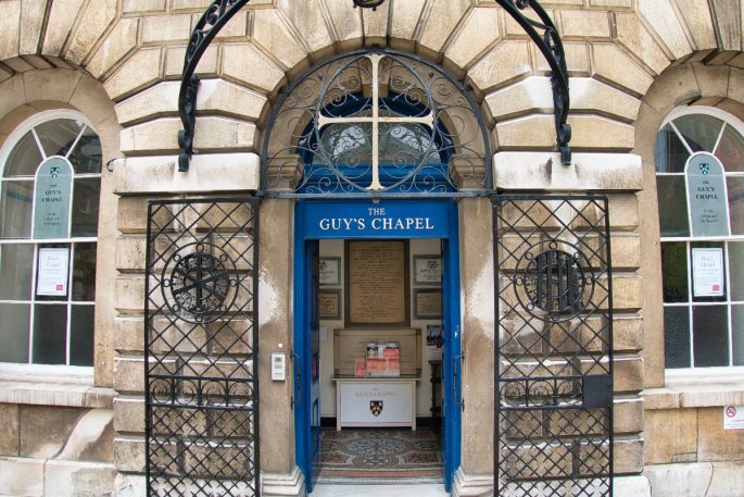 Guy's Chapel near The Shard