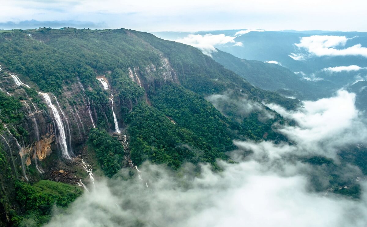 Seven Sisters Falls, Cherrapunj, Meghalaya