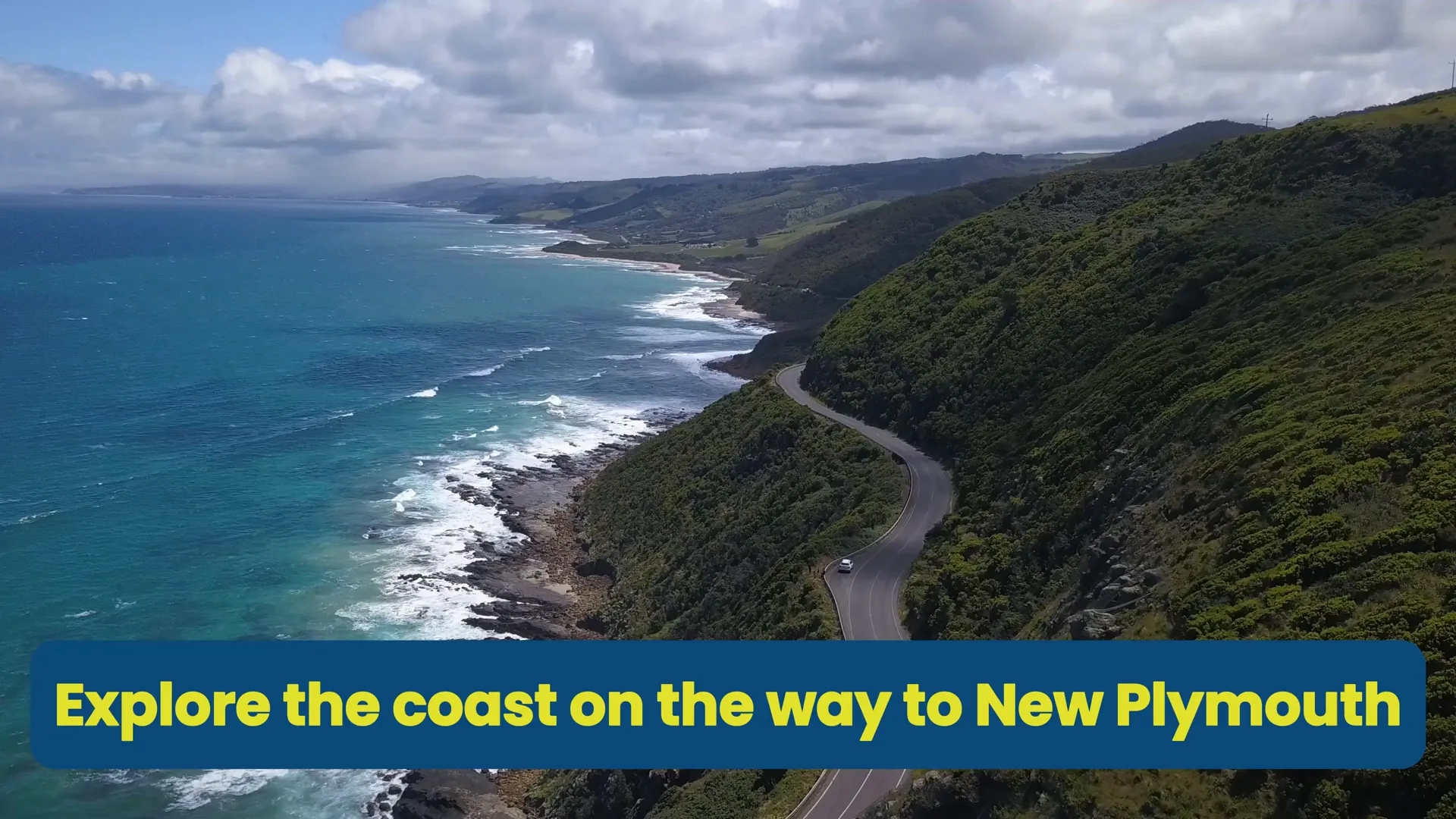 Coastal view in New Plymouth during your 10-day North Island New Zealand itinerary